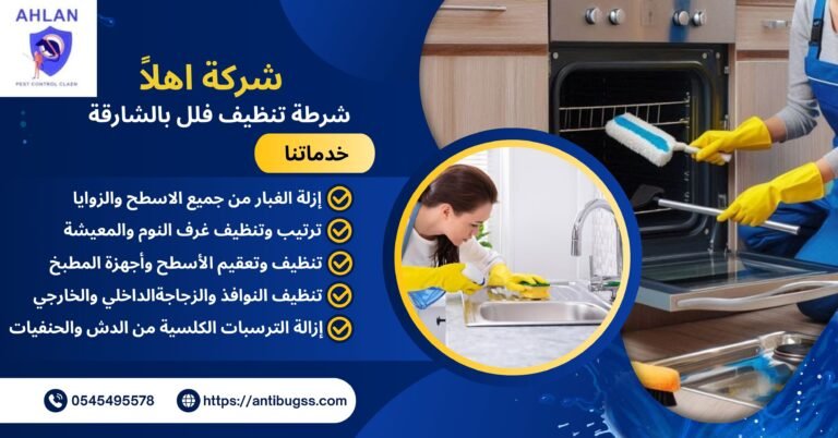 شركة تنظيف فلل بالشارقة