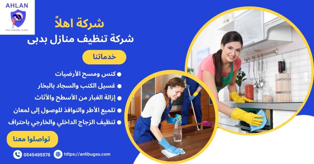شركة تنظيف منازل بدبي
