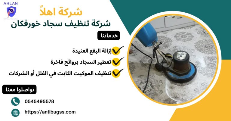 شركة تنظيف سجاد خورفكان