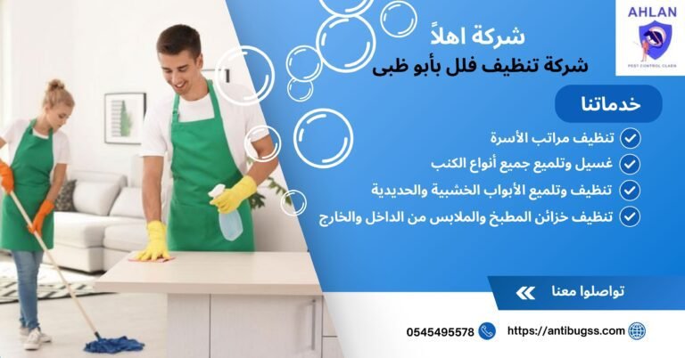 شركة تنظيف فلل بأبو ظبي