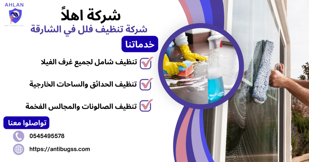 شركة تنظيف فلل في الشارقة