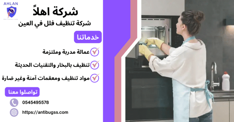 ‌ شركة تنظيف فلل في العين