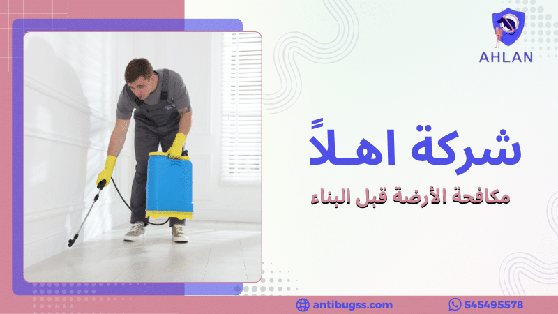 مكافحة الأرضة قبل البناء