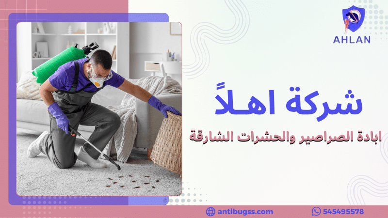 ابادة الصراصير والحشرات الشارقة