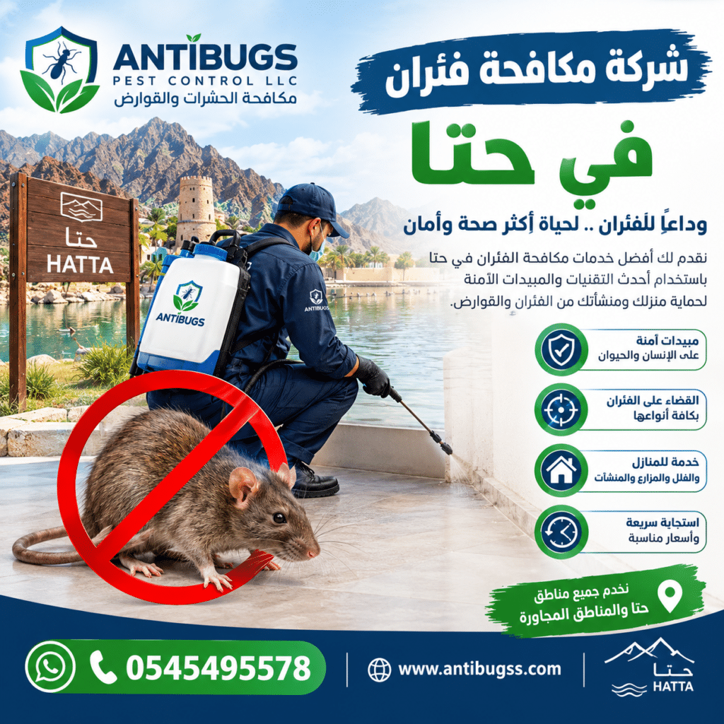 شركة مكافحة فئران في حتا